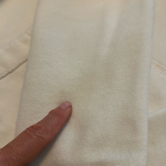 Abercrombie and Fitch Co. Muscle Hoodie White Distressed Size L - Picture 14 of 16